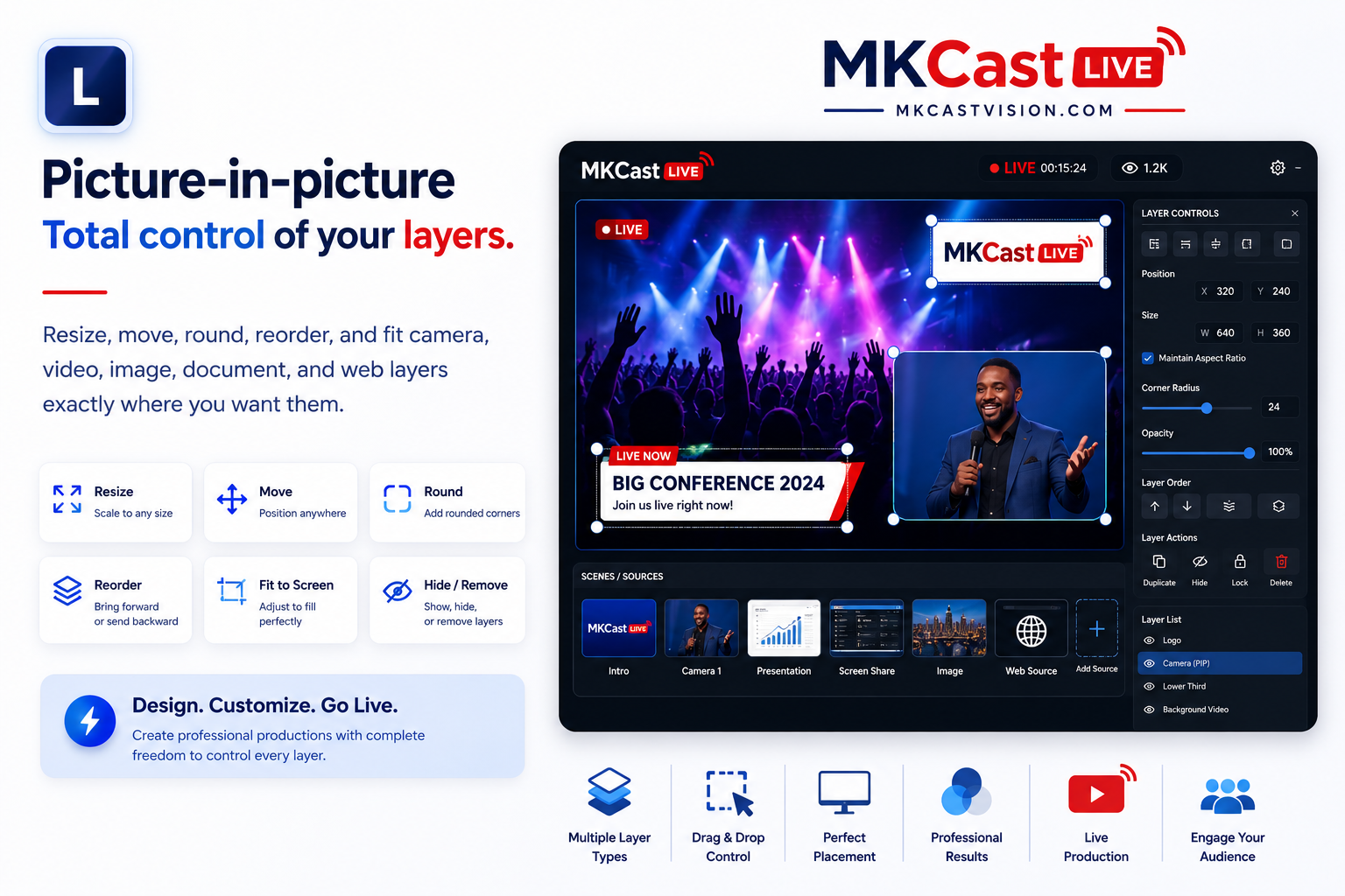 Picture-in-Picture in MKCast Live